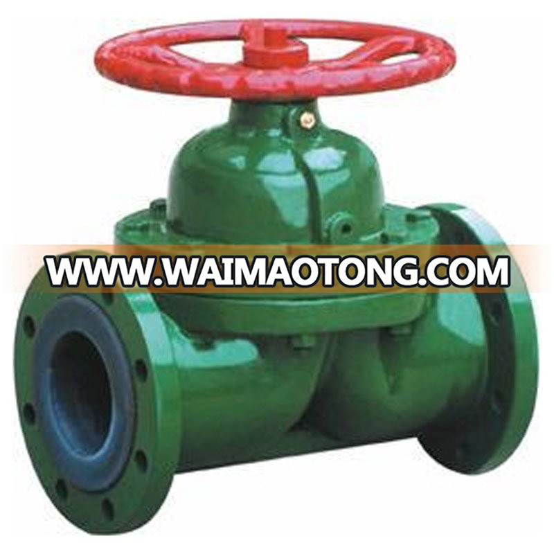 Manual Operation Diaphragm Valve with FEP Linning