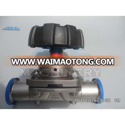 Stainless Steel Sanitary 3 Way U Type Diaphragm Valve (ACE-GMF-G1)