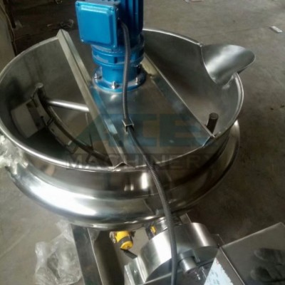 Hot Sale Water Steam Double Jacketed Mixing Tank Soap Cooking Kettle