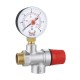 Safe brass water heater mini pressure relief safety timer valve