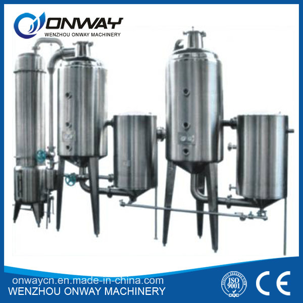 WZD High efficient factory price stainless steel vacuum evaporator