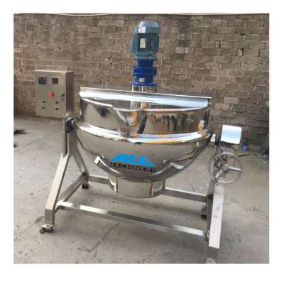 Stirring Making Machines Jacketed Kettle For Chilly Sauce Industrial Stirrer Mixing Pot