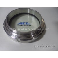 Sanitary SS304 SS316L Food Grade Stainless Steel Weld Light Union Sight Glass