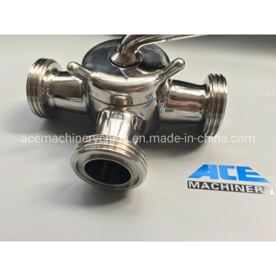 Sanitary Stainless Steel Threaded Plug Valve